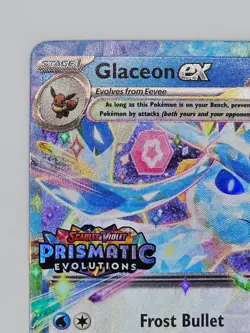 Glaceon ex (Prismatic Evolutions Stamp) 026/131 Pokemon TCG MCAP Holo NM - Image 3