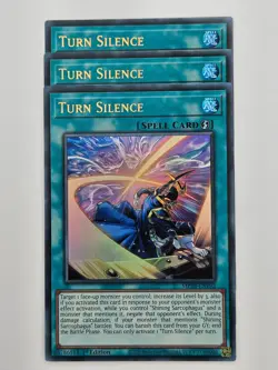 Yu Gi Oh - 3x MP25-EN192 Turn Silence - Ultra Rare - Image 1