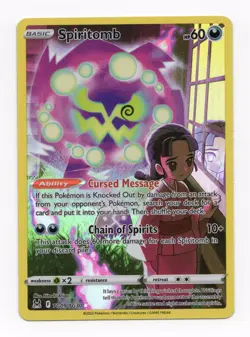 Spiritomb 2022 Trainer Gallery Full Art Ultra Rare Pokemon Card TG09/TG30 NM - Image 2