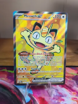 Meowth Ex Full Art 107/088 - Pokemon TCG Perfect Order - Image 1