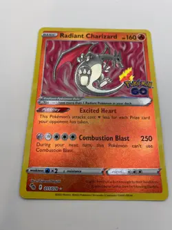 Pokemon GO Radiant Charizard 011/078 Radiant Rare - Image 1