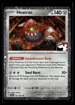 2024 Scarlet & Violet Series - Twilight Masquerade (Prize Pack) Holo. Heatran - Image 1