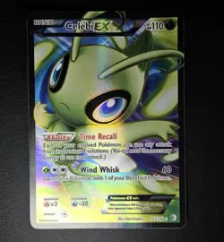 Celebi EX 141/149 Ultra Rare Boundaries Crossed Pokemon TCG Card MP-LP Played - Image 1