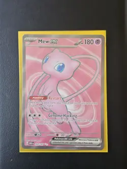 Pokemon TCG Mew EX 193/165 Scarlet Violet 151 Holo Card Near Mint Condition - Image 2
