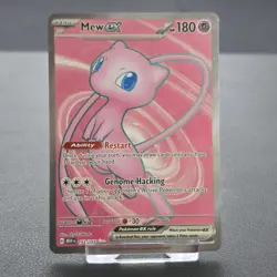 Pokemon Mew EX TCG 193/165 Scarlet Violet Holo Card Near Mint - Image 1