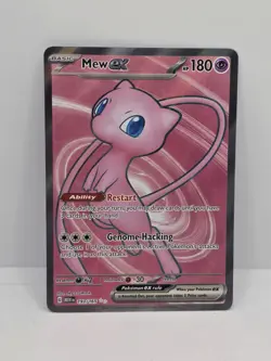 Pokemon Mew EX TCG 193/165 Scarlet Violet Holo Card Near Mint - Image 1