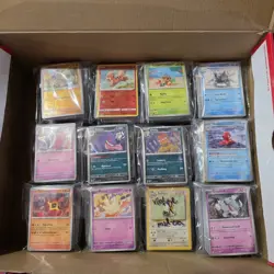 Lot of 2,050 S&V & SWSH, bulk holo, non-holo, and reverse holo pokemon cards. - Image 1