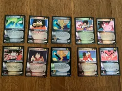10 Limited Holo Foil Rare DBZ TCG Card Promo DRAGON BALL Z Score CCG - Image 1
