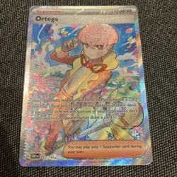 ORTEGA 219/197 OBSIDIAN FLAMES OBF EN FULL ART ULTRA RARE Pokemon - Image 1