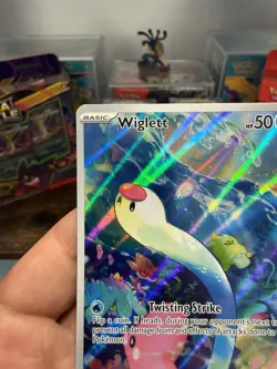 Wiglett 206/198 Illustration Rare Scarlet & Violet Pokemon Card - Image 2