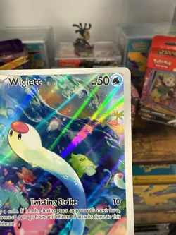 Wiglett 206/198 Illustration Rare Scarlet & Violet Pokemon Card - Image 3
