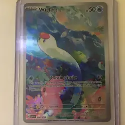 Wiglett - 206/198 - Illustration Rare - Scarlet & Violet - Pokemon Card - NM/M - Image 2