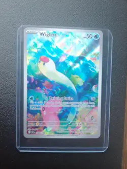 Pokemon SV01: Scarlet & Violet Base Set Wiglett 206/198 Illustration Rare NM - Image 1