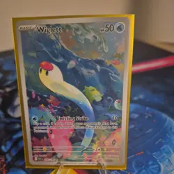 Pokemon SV01: Scarlet & Violet Base Set Wiglett 206/198 Illustration Rare NM - Image 1