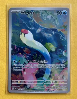 Pokemon TCG Wiglett IR 206/198 Scarlet & Violet Illustration Rare - Image 2