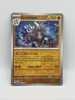 Pokemon TCG * Destined Rivals 092/182 Annihilape Rare REVERSE HOLO - Image 1