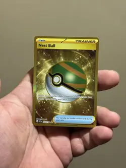 Pokemon TCG Nest Ball 255/198 Gold Card Scarlet Violet Base Set - Image 3