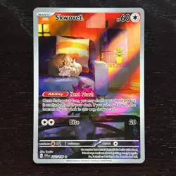 Skwovet 222/198 Pokemon Scarlet & Violet Base Set Illustration Rare Full Art NM - Image 1