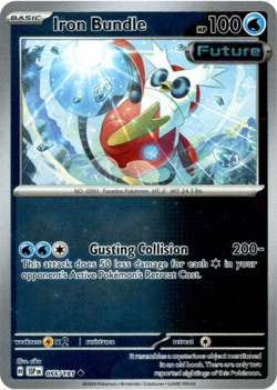 Iron Bundle 055/191 | Surging Sparks | Uncommon Reverse Holo | NM Pokemon Card - Image 1