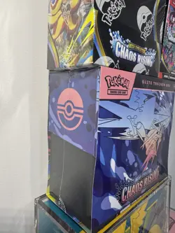 Pokemon Chaos Rising Sealed ETB & Booster box Check Lane Blister Booster Bundle - Image 2