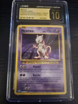2023 Pokemon Trading Card Game Classic - Mewtwo #014/034 CGC 10 Pristine - Image 1