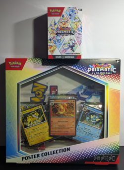Pokemon TCG Prismatic Evolutions - Booster Bundle & Poster Collection Sealed Lot - Image 1