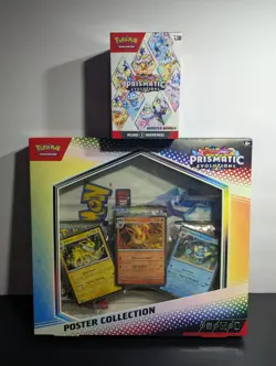 Pokemon TCG Prismatic Evolutions - Booster Bundle & Poster Collection Sealed Lot - Image 3