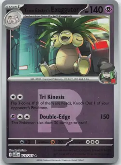Team Rocket's exeggutor (Team Rocket) 078/217 Ascended Heroes Pokemon - Image 1