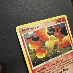 Moltres 10/100 Holo Rare Majestic Dawn Pokemon Lightly Played - Image 2