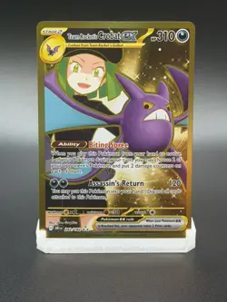 Pokemon Team Rocket's Crobat ex 242/182 SV10 Destined Rivals Holo Hyper Rare - Image 1