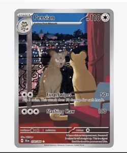 POKEMON Persian 078/064 Sv: Shrouded Fable Holo IR Illustration Rare - Image 3