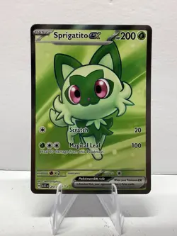Pokemon Sprigatito ex 251/ ASCend Heroes 2025 English Holo Ultra Rare 200 HP - Image 1