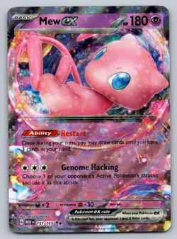 Pokemon 151 Mew ex 151/165 Double Rare NM - Image 1