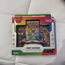 Pokemon First Partner Illustration Collection Series 1 Box - Image 1