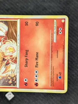 Arcanine 1/123 - HeartGold & SoulSilver Holo Rare Pokemon TCG LP - Image 5