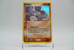 GEODUDE 53/92 COMMON LEGEND MAKER POKEMON REVERSE HOLO STAMPED LP - Image 1
