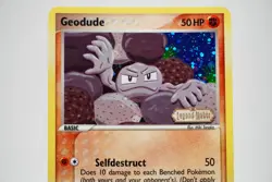 GEODUDE 53/92 COMMON LEGEND MAKER POKEMON REVERSE HOLO STAMPED LP - Image 2