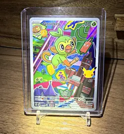 Pokemon TCG Grookey 052 First Partner Series 2 Full Art Mega Evolution Promo - Image 1