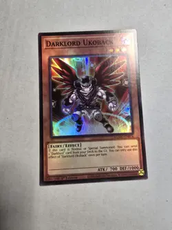 MZMU-EN076 Darklord Ukoback Super Rare 1st Edition YuGiOh In Hand - Image 1