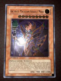 Yu-Gi-Oh! Arcanite Magician/Assault Mode -CRMS-EN021 - Ultimate- 1st Edition VLP - Image 1
