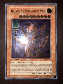 Yu-Gi-Oh! Arcanite Magician/Assault Mode -CRMS-EN021 - Ultimate- 1st Edition VLP - Image 2