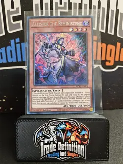 CORI-EN015 Aleister the Reminiscent Secret Rare 1st Ed YuGiOh - Image 1