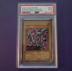 Serpent Night Dragon MRL-103 1st Edition Secret Rare Yugioh PSA 9 - Image 1