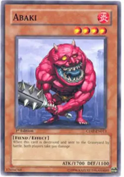 Abaki - CDIP-EN013 - Common - Unlimited Edition Lightly Played Cyberdark Impact - Image 1