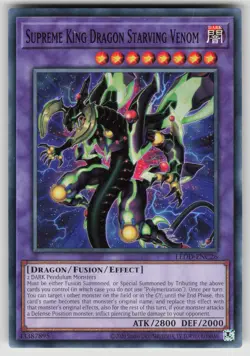 Supreme King Dragon Starving Venom LEDD-ENC26 Legendary Dragon Decks Yu-Gi-Oh NM - Image 1