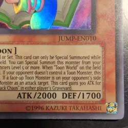 Toon Dark Magician Girl JUMP-EN010 Shonen Jump Magazine Promos Limited Edition - Image 5