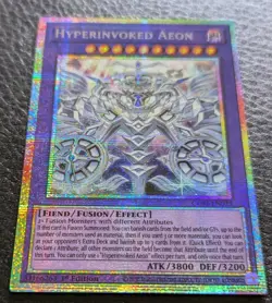 Hyperinvoked Aeon - CORI-EN033 - Starlight Rare YuGiOh - Image 2