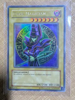 Yu-Gi-Oh Yugi Dark Magician Lot SDY-006 Lob-005 Heavily Played - Image 3
