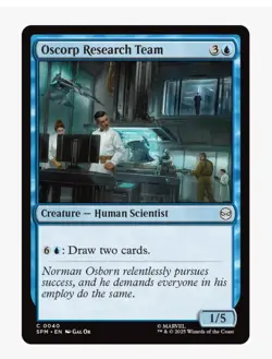 Oscorp Research Team | MTG Marvel Crossover | Norman Osborn | EDH Card Draw NM - Image 1