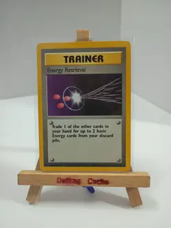 1999 Shadowless Pokemon Energy Retrieval Mint Card 81/102 Base Set - Image 1